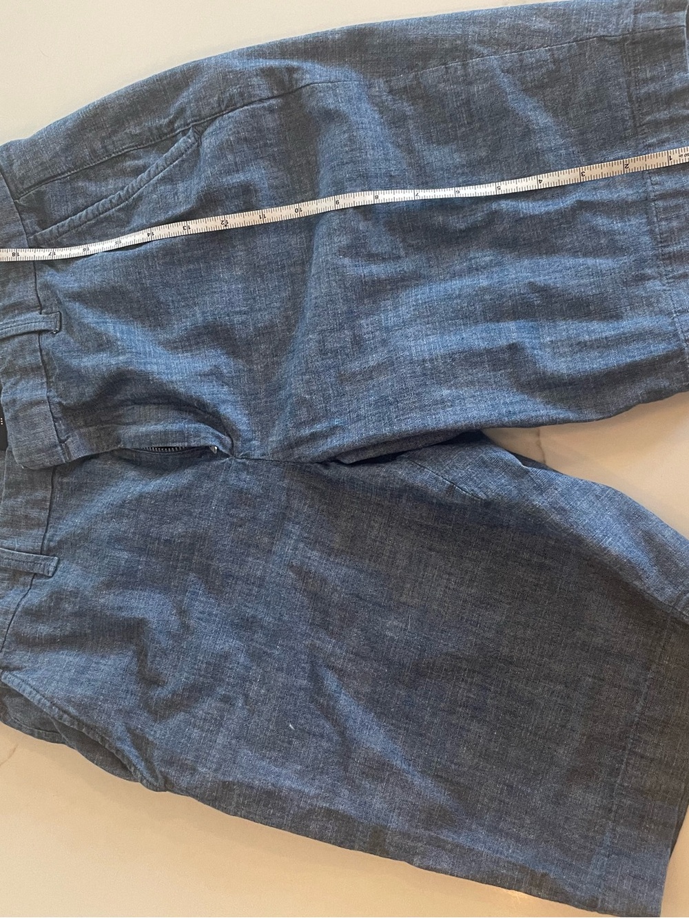 GAP Women's Blue Denim-Look Shorts